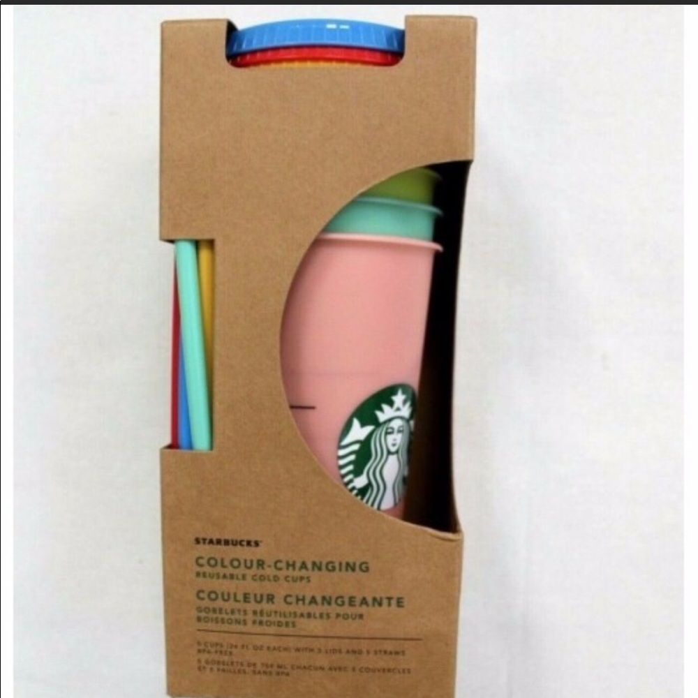 Starbucks color changing cups